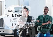 Internship Truck Driving Jobs in USA with Visa Sponsorship -Apply Now Internship Truck Driving Jobs in USA