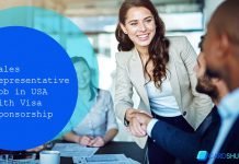 Sales Representative Job in USA with Visa Sponsorship – Apply Now Sales Representative Job in USA with Visa Sponsorship