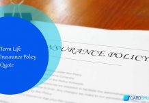 Term Life Insurance Policy Quote Term Life Insurance Policy Quote